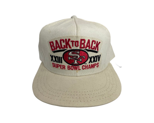 1990 San Francisco 49ers Back To Back SnapBack