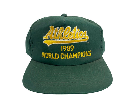 1989 Oakland Athletics World Champions Snapback