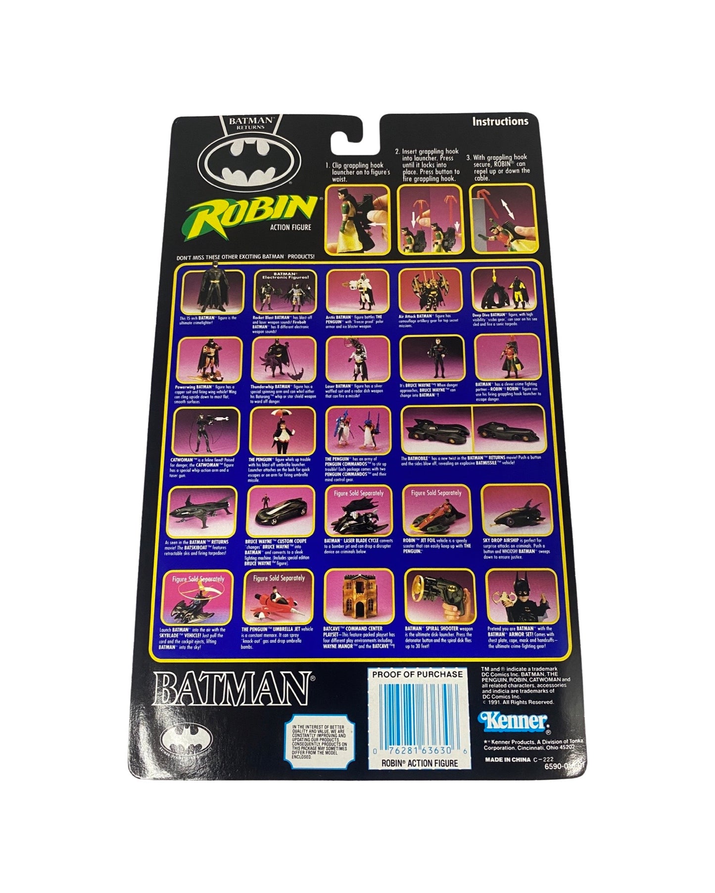 1991 Kenner Batman Returns Robin