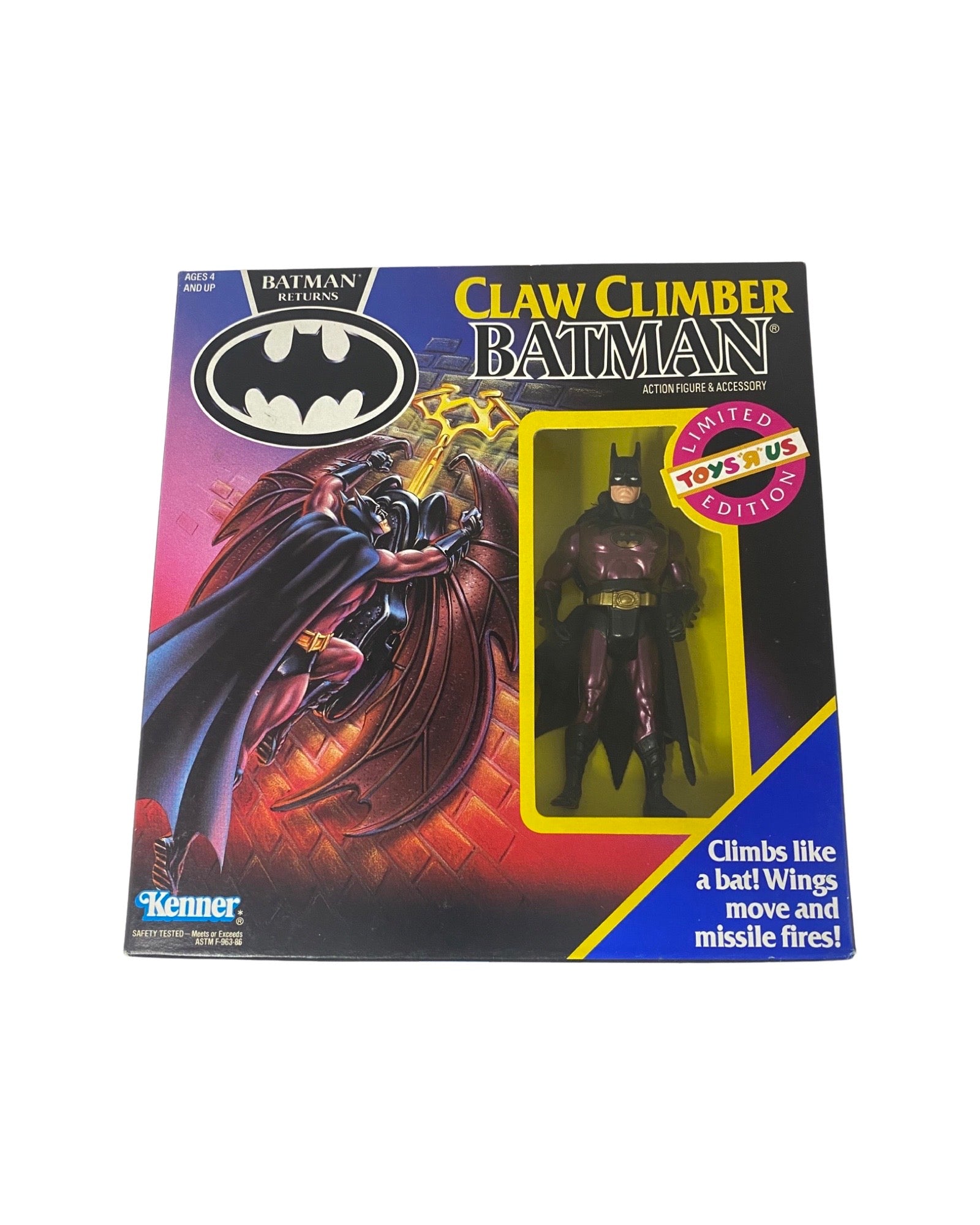 1991 Kenner Batman Returns Claw Climber Batman – retrotrapped.com