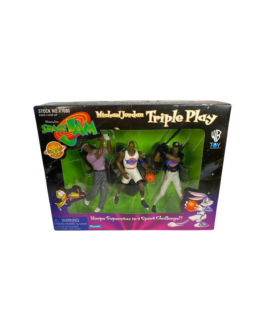 1996 Playmates Space Jam Michael Jordan Triple Play