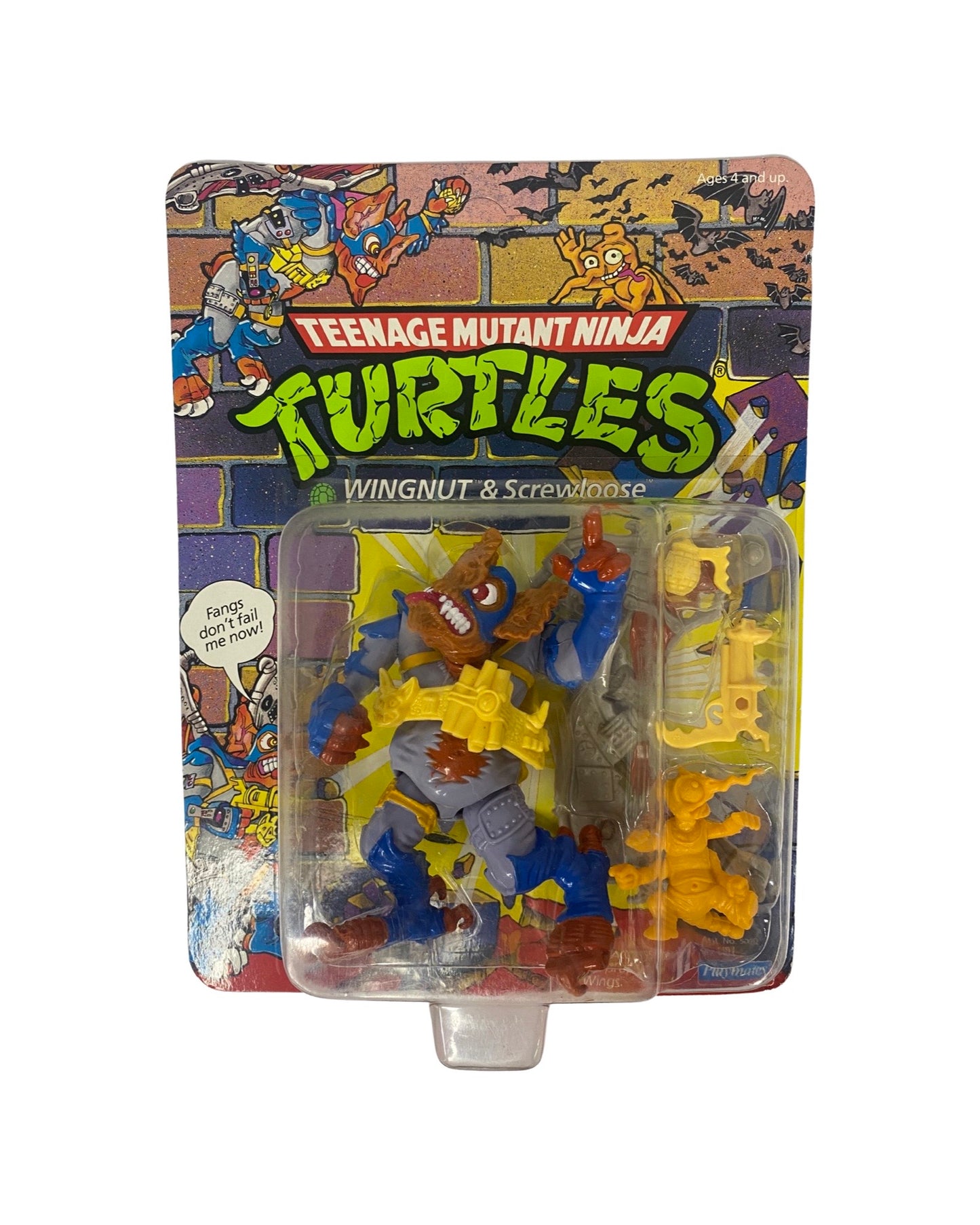 1990 Playmates TMNT Wingnut & Screwloose