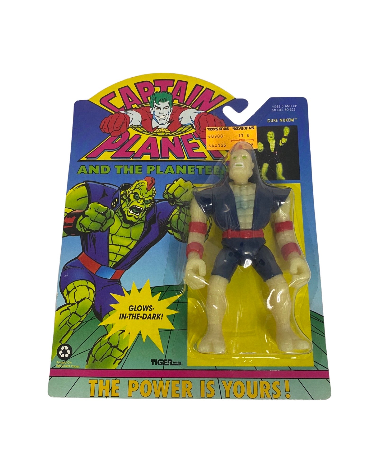 1991 Tiger Toys Captain Planet Duke Nukem – retrotrapped.com