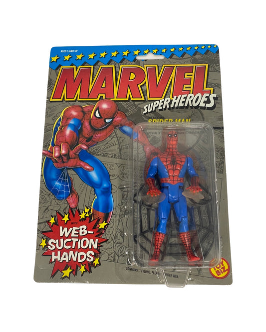 1990 ToyBiz Marvel SuperHeroes Spider-Man (Web Suction Hands)