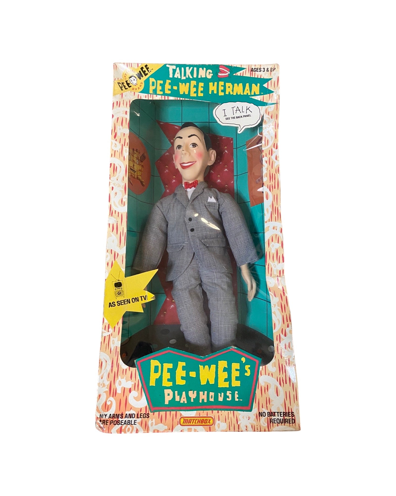 Non talking pee wee best sale herman doll