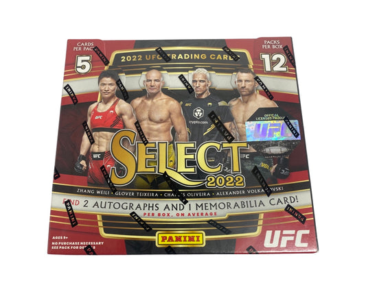 2022 Panini Select UFC Hobby Box